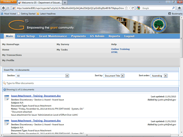 Screen image of this step