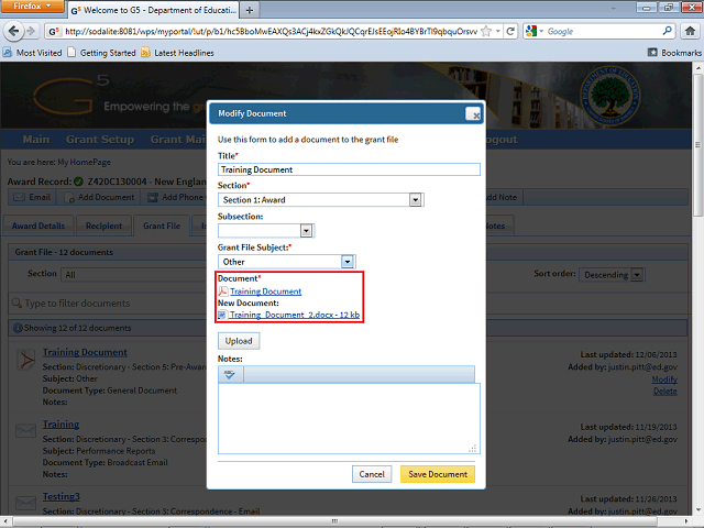 Screen image of this step