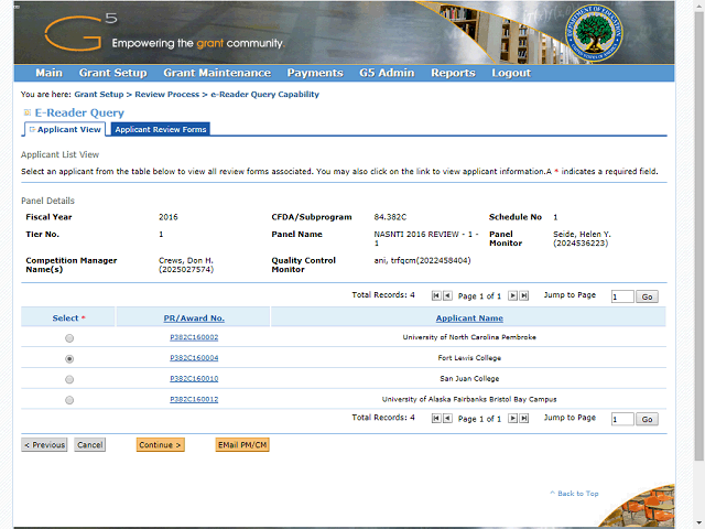 Screen image of this step