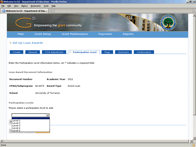 Screen image of this step