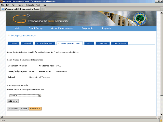 Screen image of this step