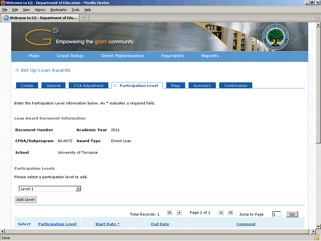 Screen image of this step