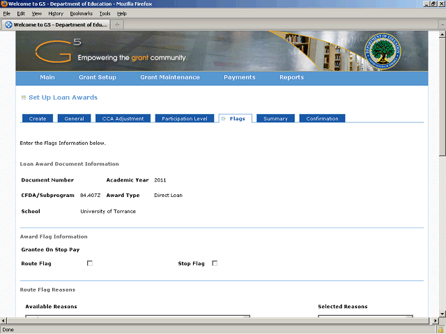 Screen image of this step