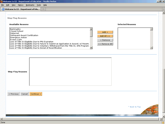 Screen image of this step
