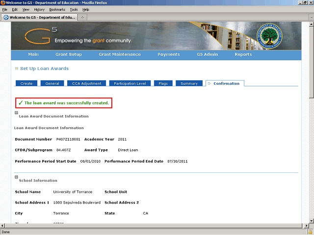 Screen image of this step
