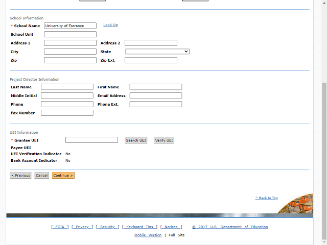 Screen image of this step