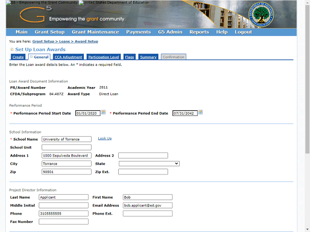Screen image of this step