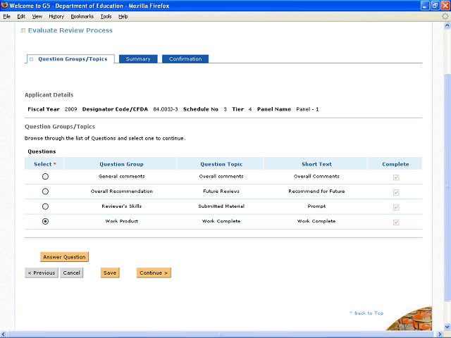 Screen image of this step