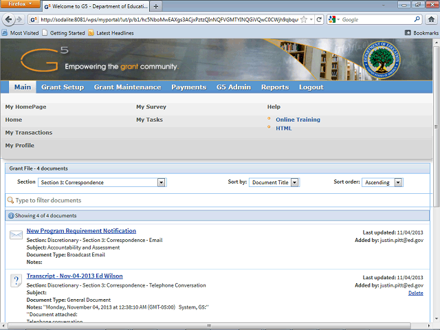 Screen image of this step