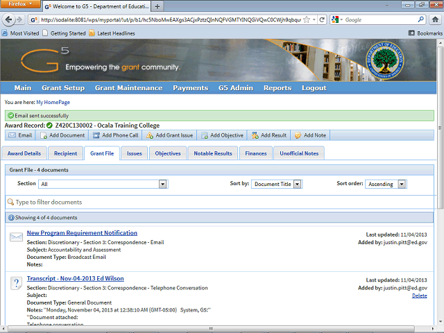 Screen image of this step