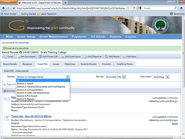 Screen image of this step