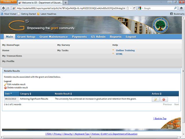 Screen image of this step