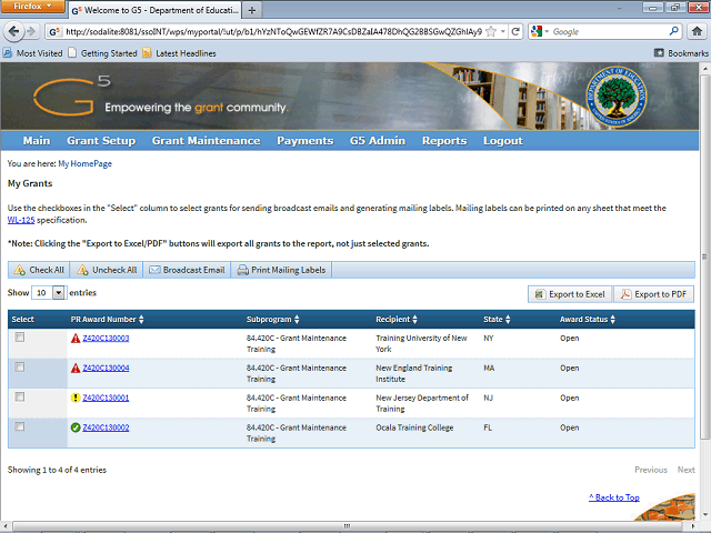 Screen image of this step