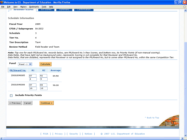 Screen image of this step