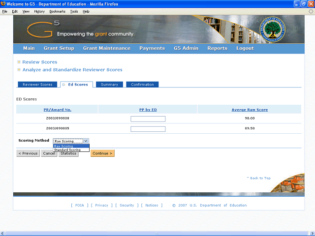 Screen image of this step