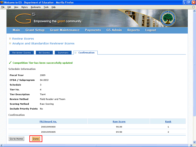 Screen image of this step