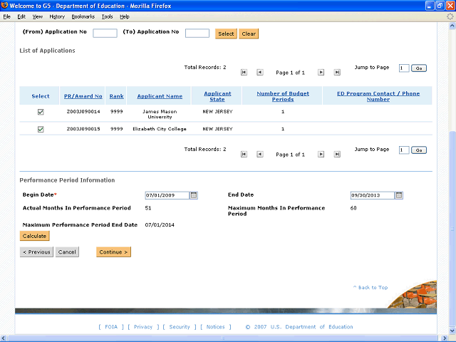 Screen image of this step