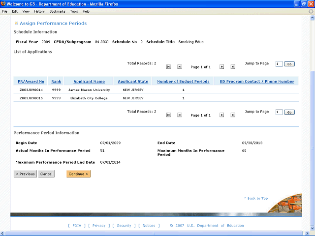 Screen image of this step