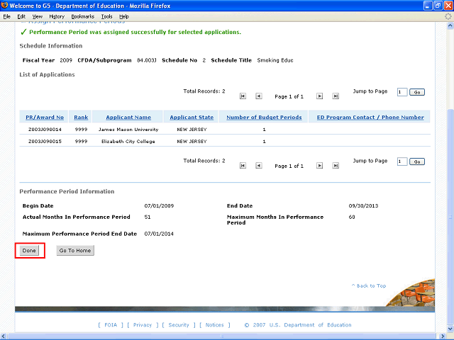 Screen image of this step