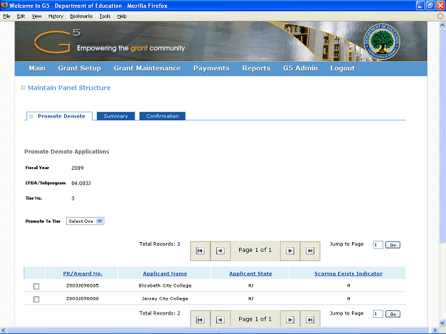 Screen image of this step