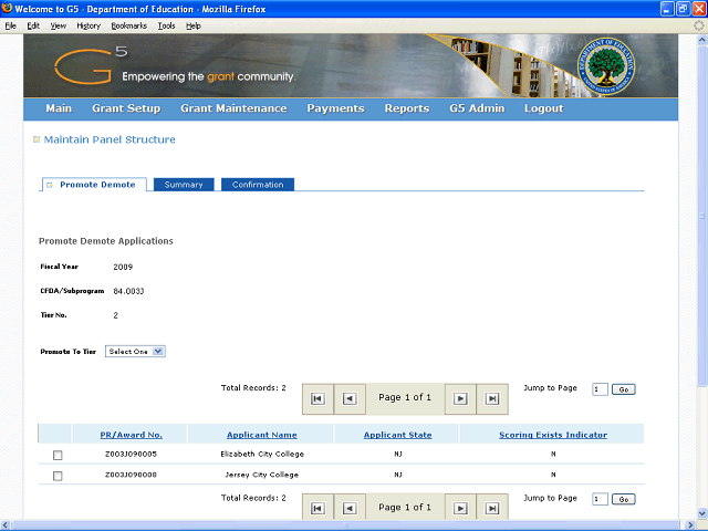Screen image of this step