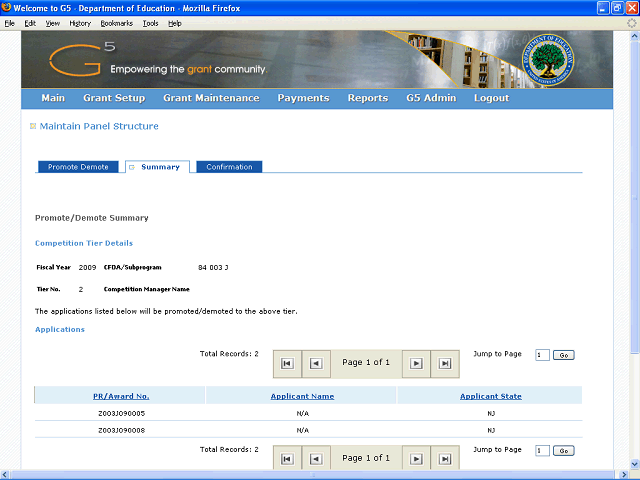 Screen image of this step