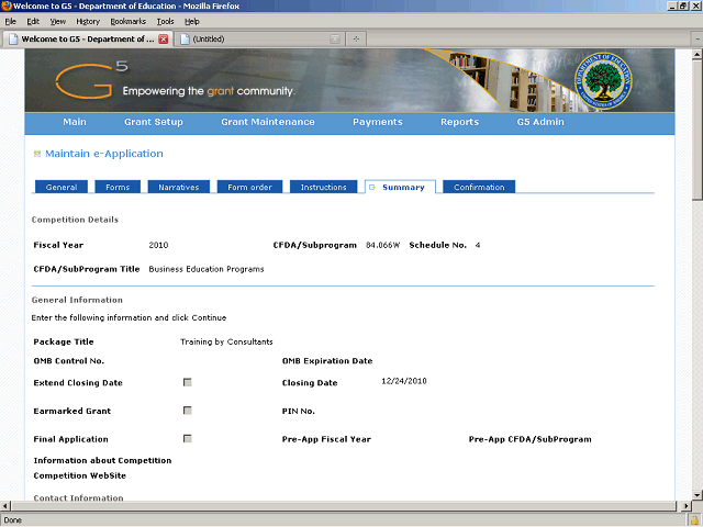 Screen image of this step