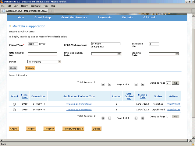 Screen image of this step