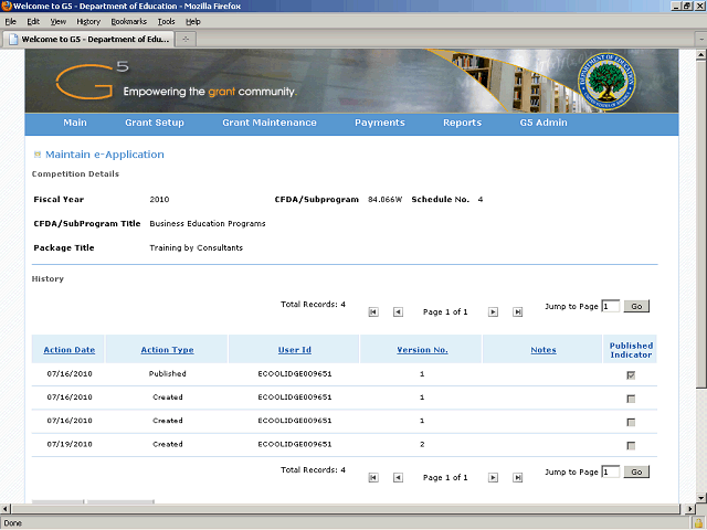 Screen image of this step