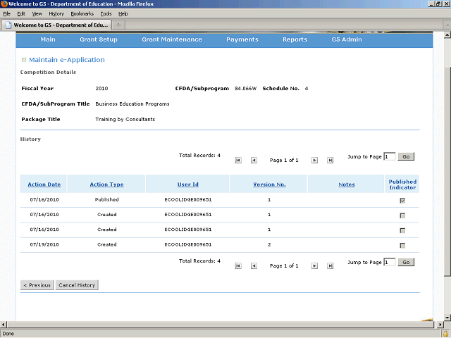 Screen image of this step