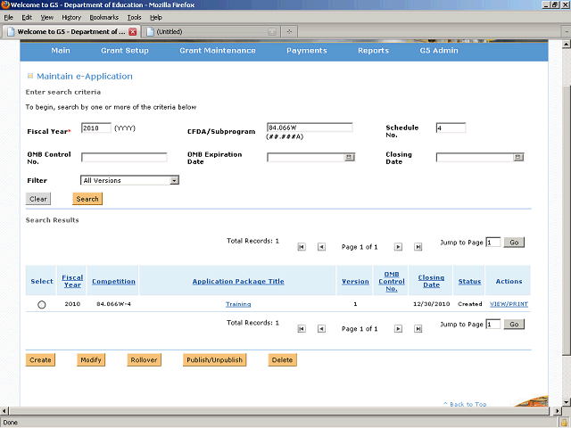Screen image of this step