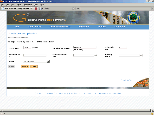 Screen image of this step