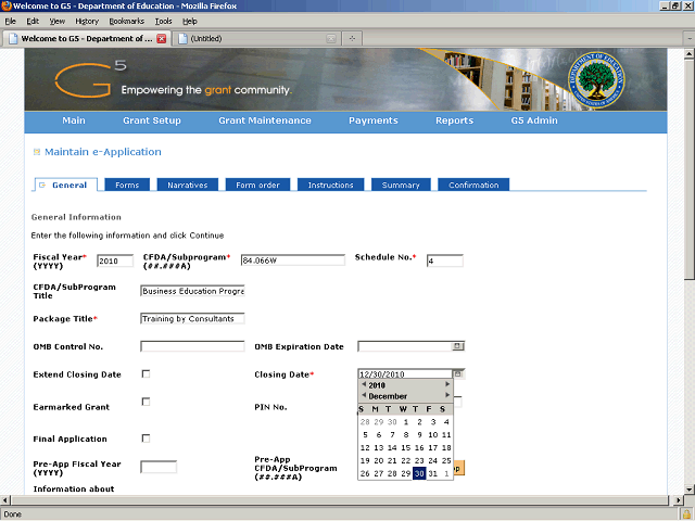 Screen image of this step
