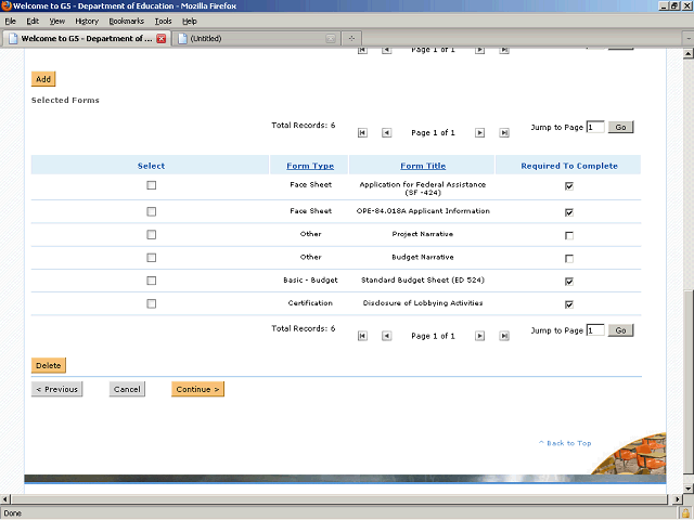 Screen image of this step