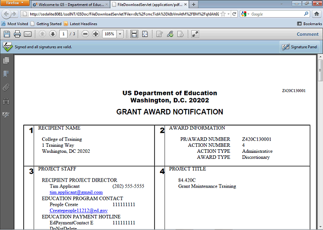 Screen image of this step