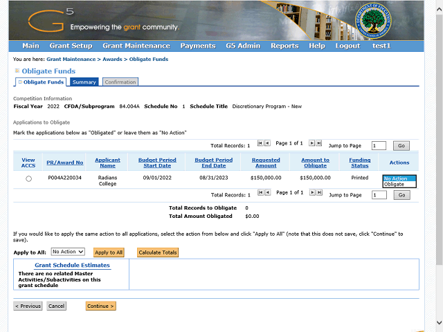 Screen image of this step