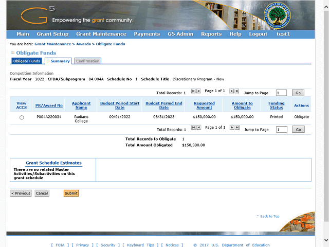 Screen image of this step