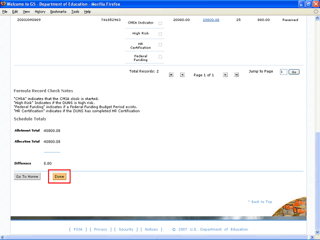 Screen image of this step