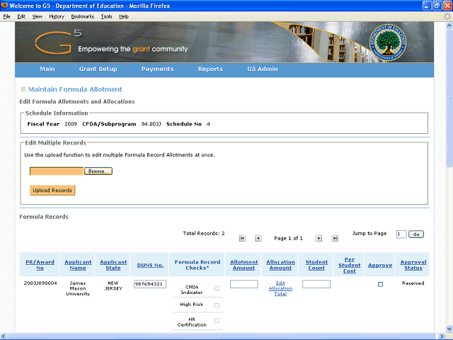 Screen image of this step