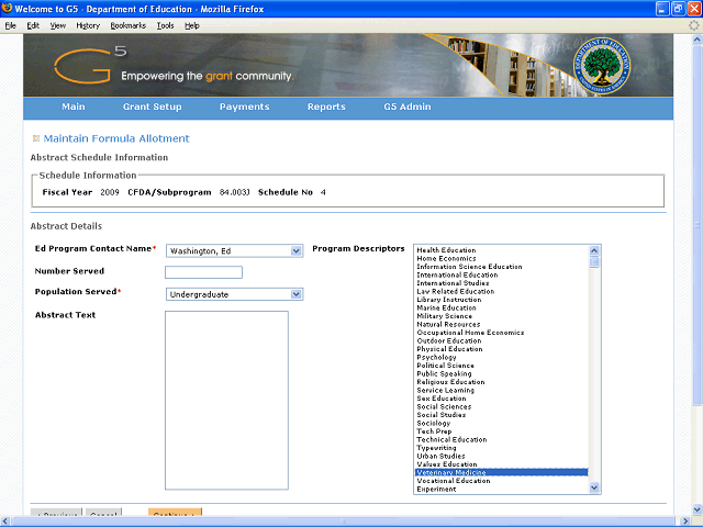 Screen image of this step