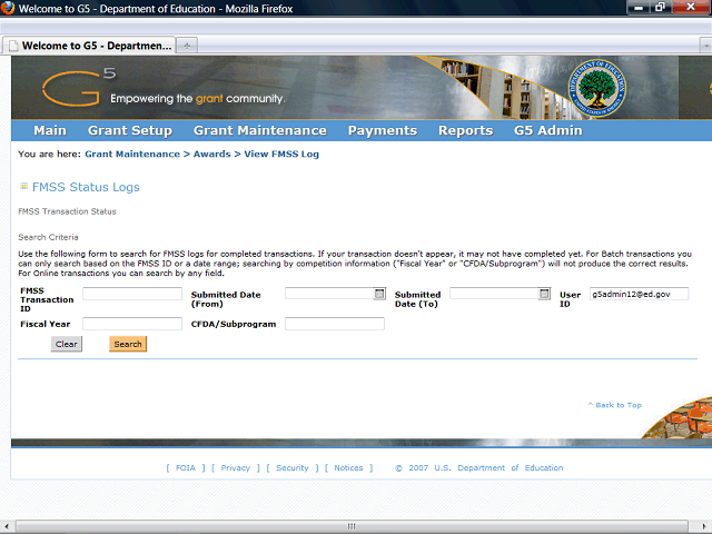 Screen image of this step