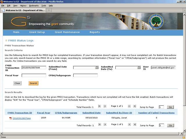 Screen image of this step