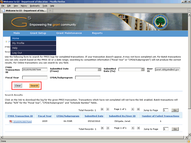 Screen image of this step