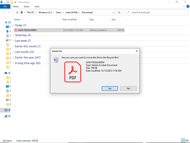 Screen image of this step
