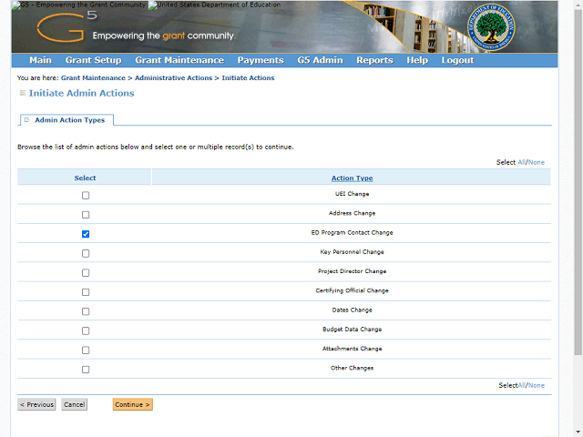 Screen image of this step