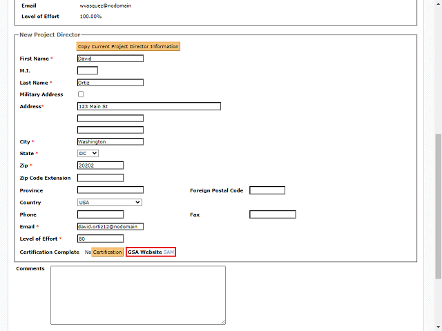Screen image of this step