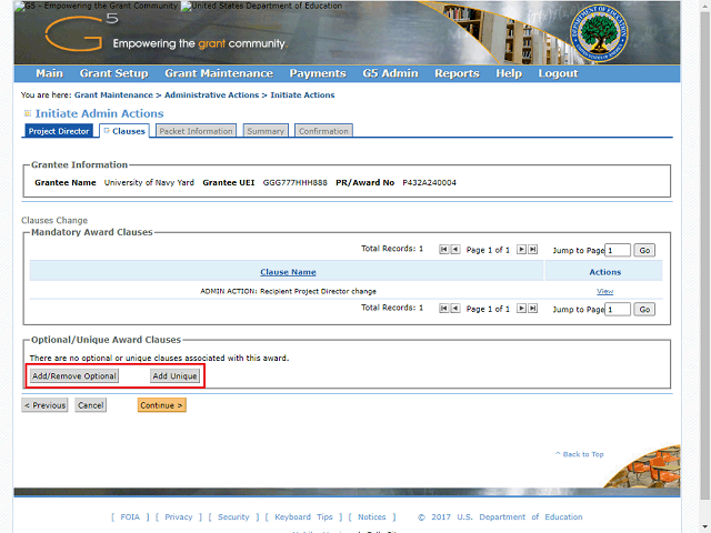 Screen image of this step
