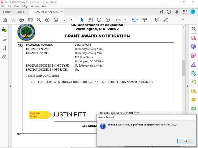 Screen image of this step