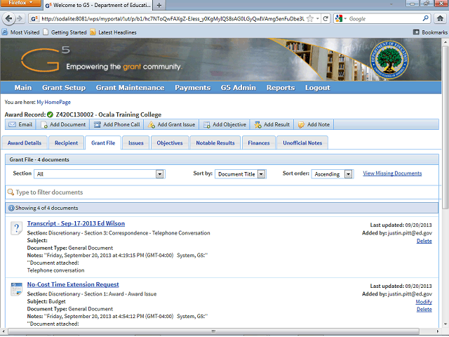 Screen image of this step