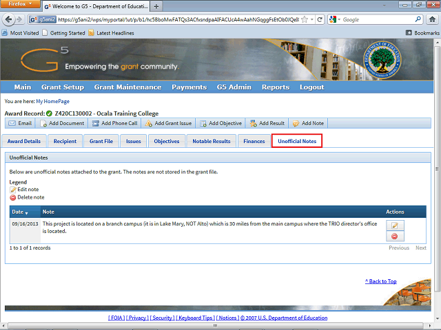 Screen image of this step
